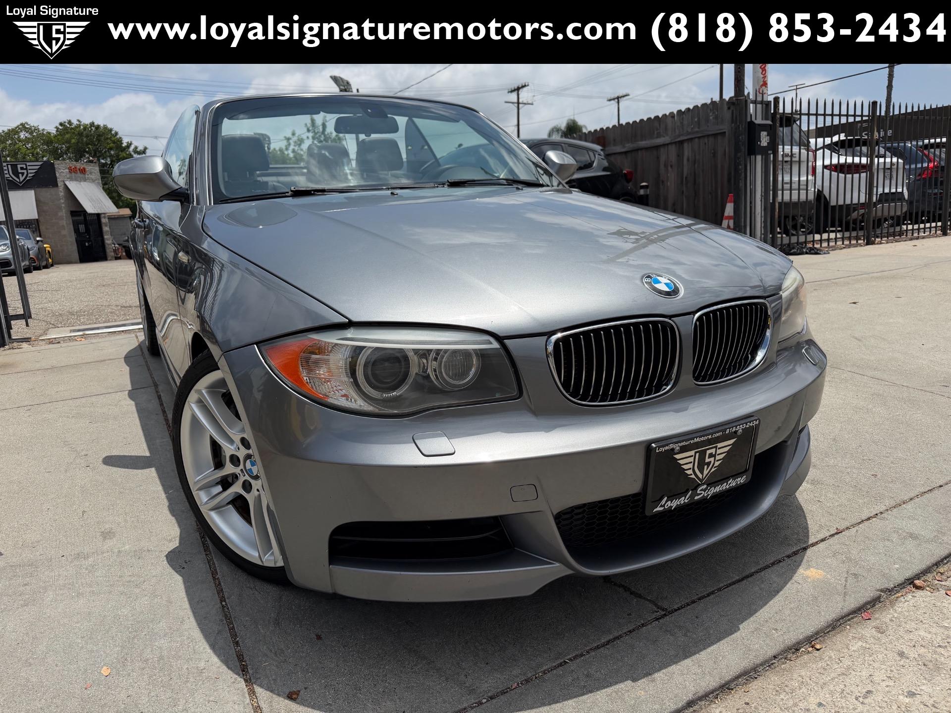 Space Gray Metallic 2012 BMW 1 Series Convertible Rear-Wheel Drive 7-Speed Automatic