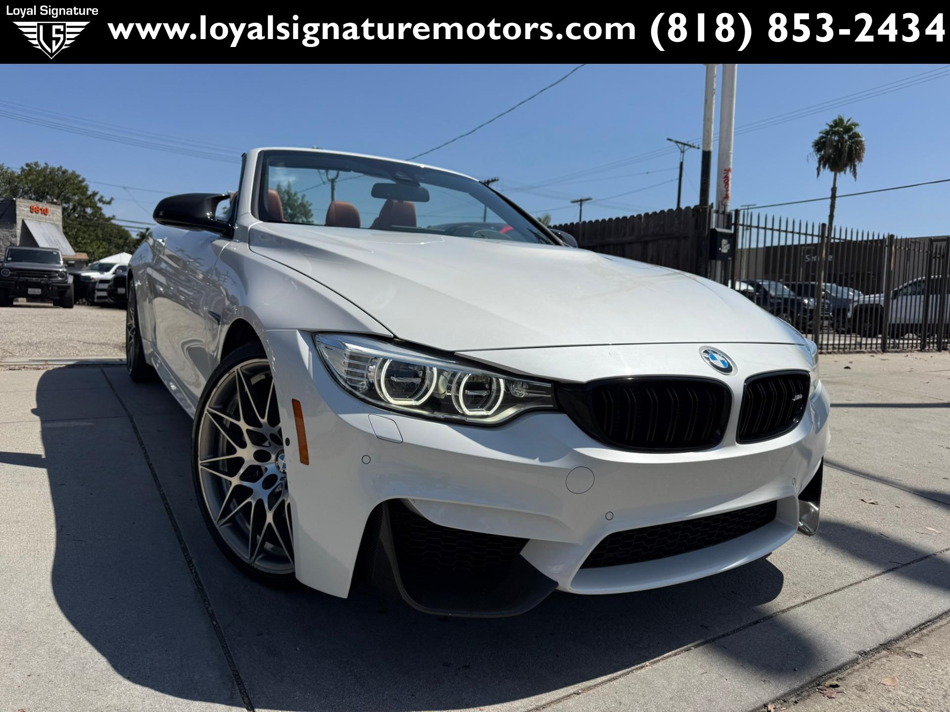 Alpine White 2017 BMW M4 Convertible Rear-Wheel Drive 7-Speed Automatic